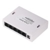 5 Port 10/100Mbps Ethernet Switch Plug and Play Unmanaged Home