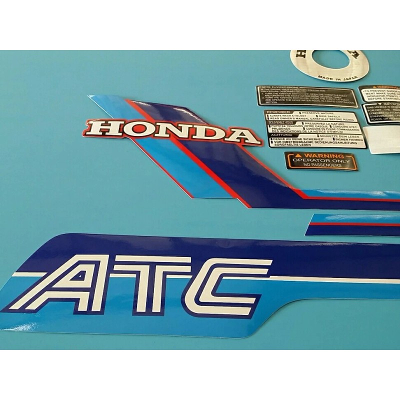 HONDA ATC70 1984 MODEL DECAL GRAPHIC SET (10 DECALS) (#*h03)