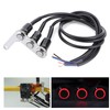 Motorcycle Handlebar Switch,3 Buttons Handlebar Switch Adjustable Mount Waterproof for