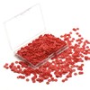 Hiswan Heishi 640pcs 6mm Red Polymer Clay Beads for Jewelry