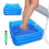 Inflatable Pool Foot Bath, 35 x 14 cm, Foldable Inflatable