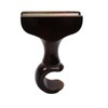 Woogim 2PCS Wood Curtain Brackets - Single Holders for 1.1"