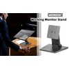WEARSON Adjustable LCD TV Stand Folding Metal Monitor Desk Stand