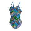 Dolfin Uglies Womens V2 Back One Piece Swimsuit, Snow Day,