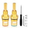 Brass 1-001 & Brass 1-002 Ceramic Valve Cartridge Replacement For