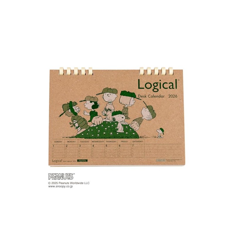 Nakabayashi FSC-MX Desktop Calendar 2026 Paper B6/PG COC-CLTP-B602-26PG