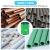 Pipe Reamer Tool, 50 × 65mm Green Aluminum Alloy Deburring
