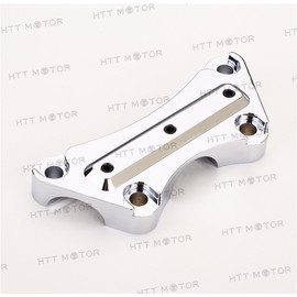 SMT-Anti-Slip Handlebar 1PC 1" 25mm top clamp Compatible With 1997 & up Harley Touring Chrome [B07687N87S]