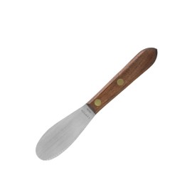 Lamson 3" Sandwich Spreader, Wave Edge with Walnut Handle