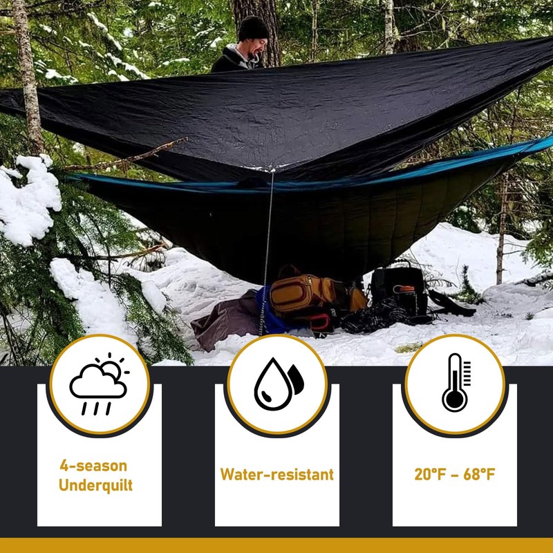AYAMAYA Single & Double Hammock Underquilt Full Length Big Size