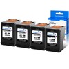 SuperInk Remanufactured Ink Cartridge Compatible for HP CH563WN 61 61 XL 61XL (Black,4-Pack)