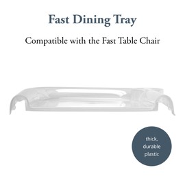 Inglesina Fast Dining Tray Plus - Compatible with Inglesina Fast Table Chair - Durable & Easy to Clean - Quick, Simple Installation - BPA Free