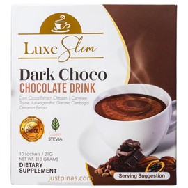 Luxe Slim Dark Choco 21 grams x 10 sachets