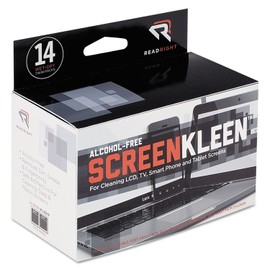 Read Right RR1291 ScreenKleen Alcohol-Free Wipes Cloth 5 x 5 14/Box