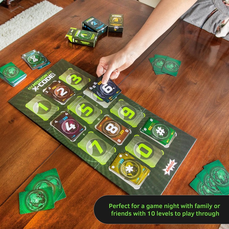 AMIGO Games X-Code - Cooperative Strategy Board Game for 2-8
