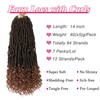 Leeven 14 Inch New Faux Locs Crochet Hair With Curly