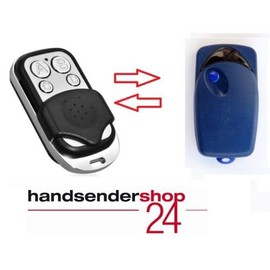 SCHARTEC Handheld Transmitter Compatible with Nice Garage Door Operators 433 MHz FLO1 FLO2 Flo Radio Remote Control Garage Door Opener