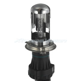 XtremeVision H4 Bi-Xenon 5K 55W AC Xenon Bundle - Xenon Headlight Bulb with Slim AC Ballast - 9003, HB2, 5000K Bright White - Xenon Bulbs - 1 Pair