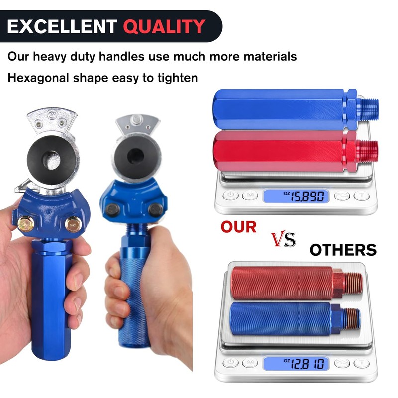 Nilight Glad Hands Grips Set with Seals Heavy Duty Gladhand