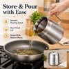 2L 304 Stainless Steel Deep Fat Fryer with Oil Strainer