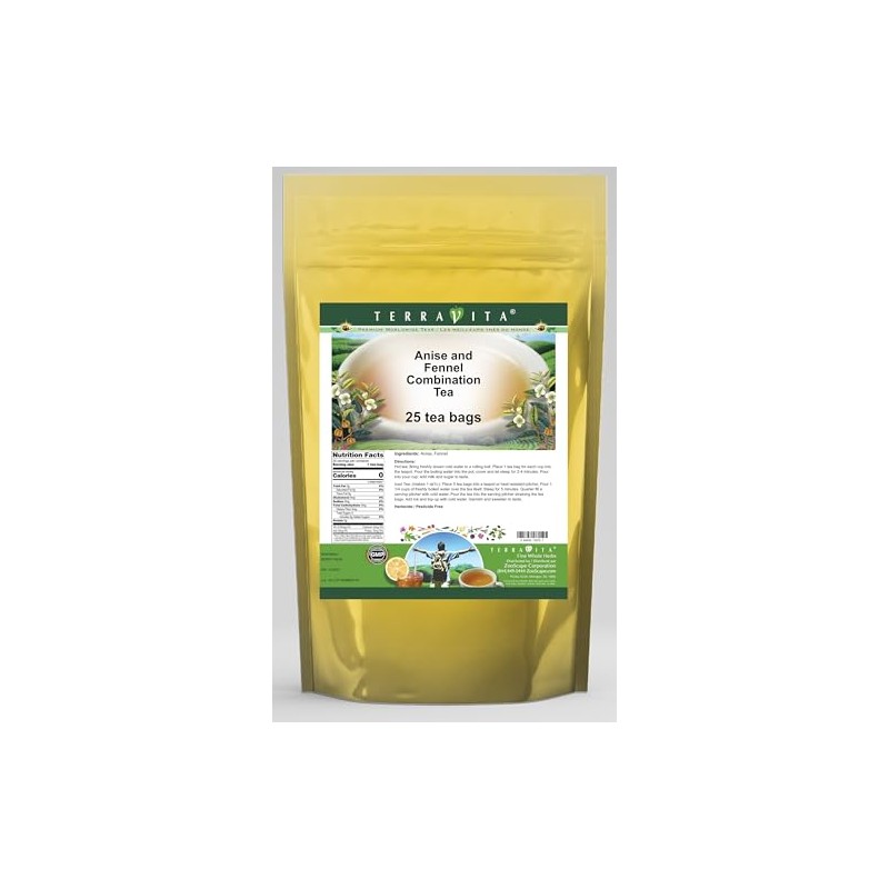 Anise and Fennel Combination Tea (25 tea bags, ZIN: 513070)