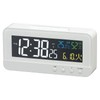 Mag T-684WH Radio-controlled Alarm Clock, Color Herbs, 4 Color Digital LCD