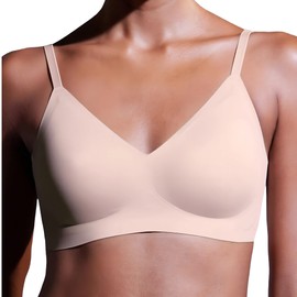 EBY Women's Seamless Adjustable Straps, Nude, X-Large Plus