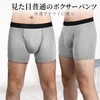 TIICHOO Incontinence Pants, Leakage Pants, Men's, Boxer, Open Front, Cotton,