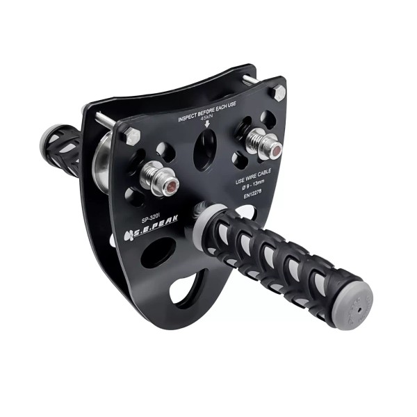 S.E.PEAK 45kN Tandem Speed Double Pulley, High Tensile Steel Alloy