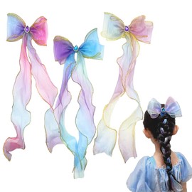 Hair Clip, Hair Ornament, Barrette, Stylish, Cute, Wedding, Hair Ornament, High Grip, Cute, Children's Hairpin, For Photography, Parties, Recitals, Coming-of-Age Ceremonies, 3 Pieces