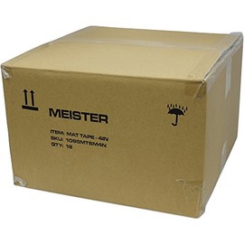 Meister Premium Mat Tape for Wrestling, Grappling and Exercise Mats - Clear - 4" x 84ft - 18 Rolls (Case)
