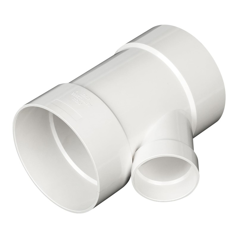 4"X4"X2" PVC 45 Degree Wye DWV Sanitary Reducer Y-TEE Street