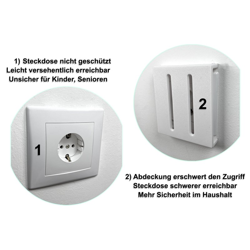 Decoralin Light Switch and Socket Cover - Child Lock &