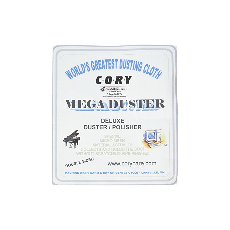 Mega-Duster. The World's Greatest Dusting Cloth For Pianos