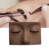 Lash Mannequin Head with 3 Pairs Replaceable Eyelid Silicone Eyelash