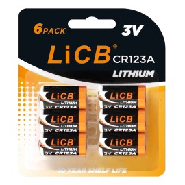 Licb Especializada Cr123a 123 Cr17345 Blister 6 Unidad 3v