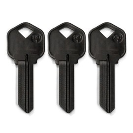 KeySmart AirKey - Ultra Lightweight Aluminum Keys (Black 3 Pack, KW1)