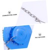 Gadpiparty 2pcs Durable PVC Toilet Flapper for Bathroom Easy Installation