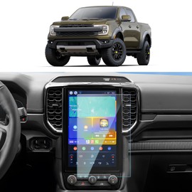 SKTU for 2024 2025 Ford Ranger Accessories Screen Protector 12 Inch for 2024 2025 Ford Ranger (Lariat/Raptor) Sync4 12-Inch Navigation Display Ford Ranger 2024 2025 Accessories [Tempered Glass, 9H Hardness, HD Clear]
