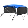 KAKIT 3 4 Bow Bimini Tops for Boats with Mesh
