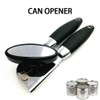 Manual Can Opener, Stainless Steel Portable Can Opener with Non-Slip