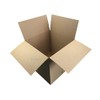 5 Folding Boxes 500 x 500 x 300 mm Corrugated