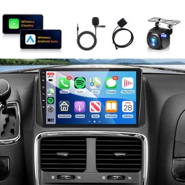 2G+64G Radio for Dodge Grand Caravan 2011-2020/Chrysler Town&Country 2011-2016/Grand Voyager 2011-2015 Car Stereo with CarPlay Android Auto,9'' Touchscreen Bluetooth RDS/FM WiFi Backup Camera