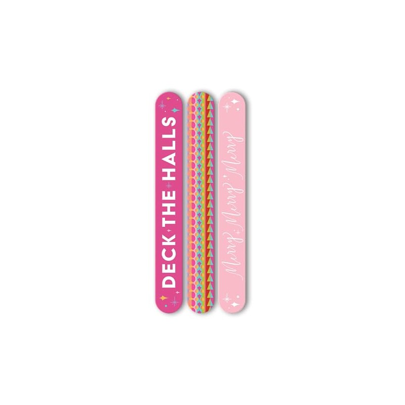 Lady Jayne Geo Pattern Holiday Nail File Set of 3