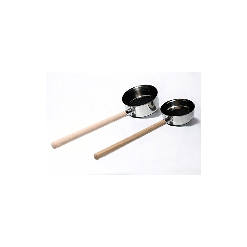 Sundiamond Hishaku with Wooden Handle Scale Large
