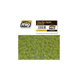 Ammo MIG-8354 Turfts Light Green Grass Mats, Multicolour