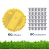 HAUSPROFI 60 x Titanium Blades Ultra Sharp Replacement Blades Suitable