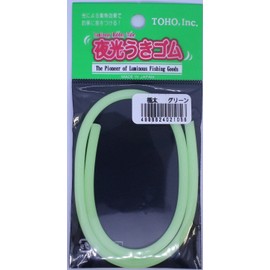 Toho Sangyo Luminous Rubber Header Type, Extra Thick, Green