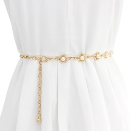 FAIRYGATE Rhinestone Belt Handmade Crystal Bridal Bridesmaid Dress BeltS for Wedding Party Prom Gowns Accessories for Women A6408