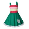 Saniplaycos Princess Star Butterfly Cosplay Dress Costume Green Mini Dress